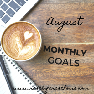Monthly goal plan