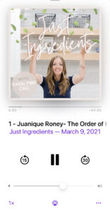 Just Ingredients podcast